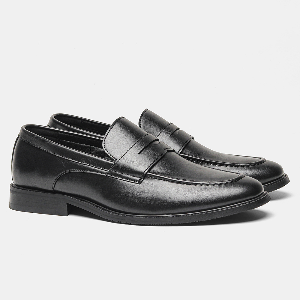 Men's Black Penny Loafers Clas - огляд і ціна Men'S Formal Attire