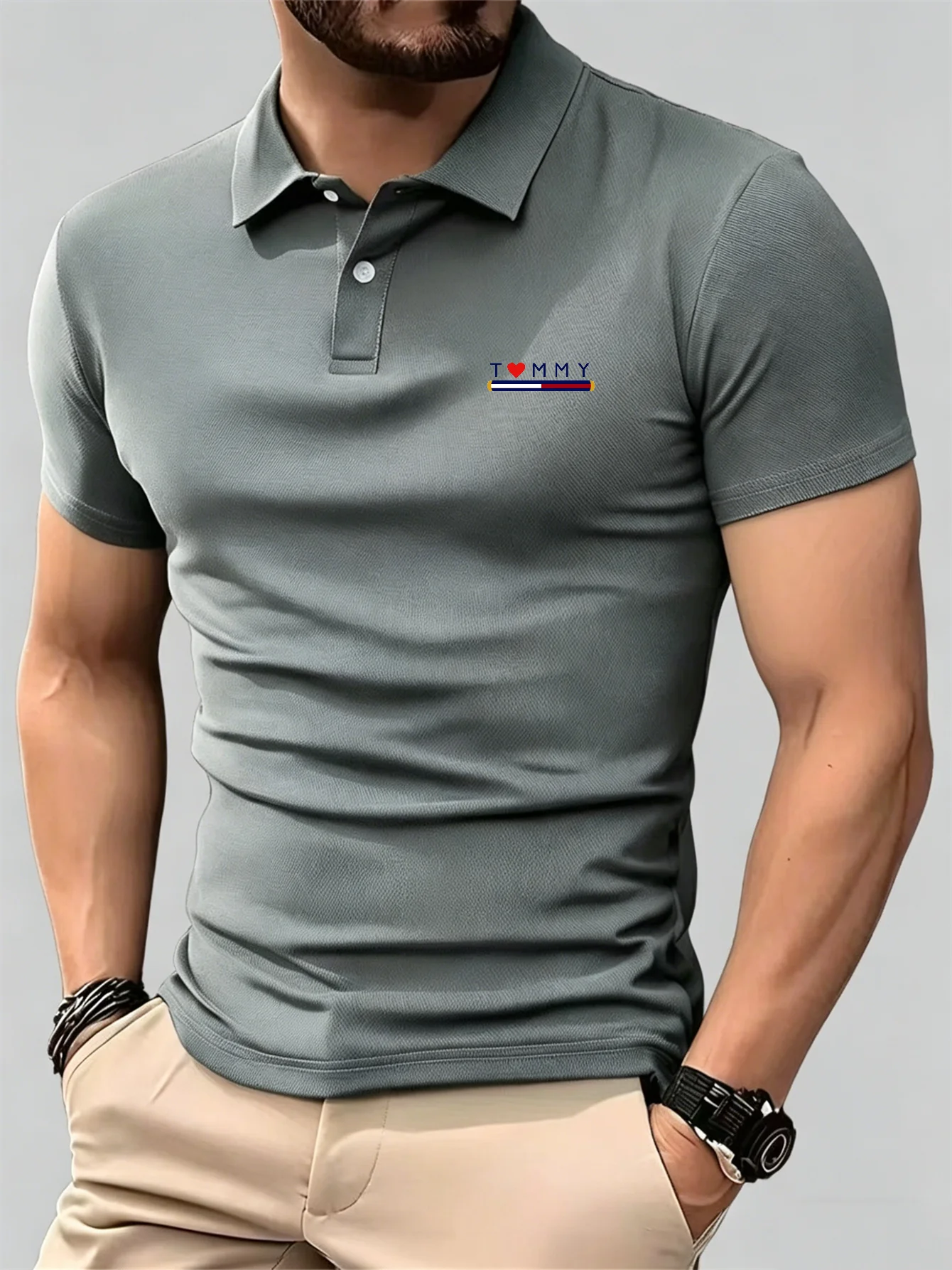 New Breathable Short Sleeve Bu - огляд і ціна Men'S Formal Wear Accessories