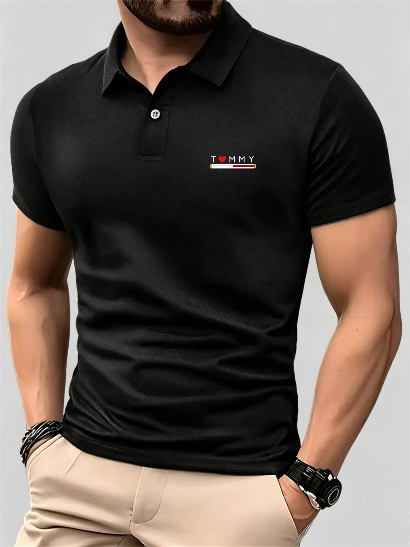 New Breathable Short Sleeve Bu - огляд і ціна Men'S Formal Wear Accessories