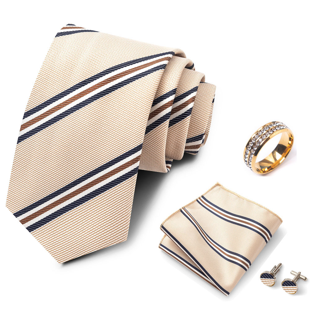 Striped men's tie set, stylish - огляд і ціна Men'S Formal Wear For A Wedding