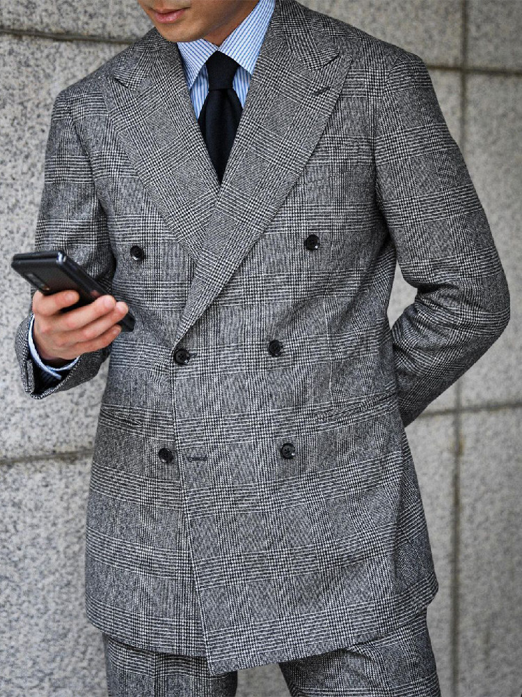 Business Plaid Men Suit 2 Piec - огляд і ціна Men'S Formal Wear For A Wedding
