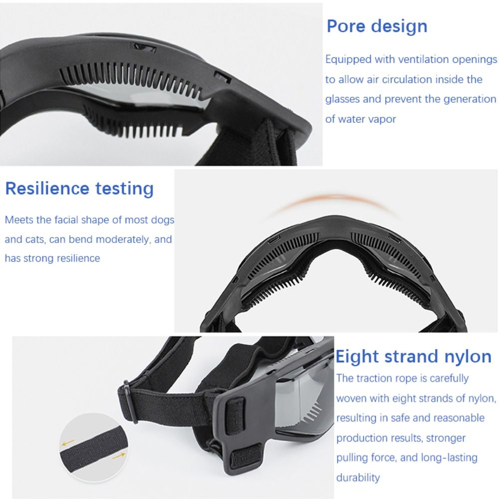 Silicon+PC+Nylon Pet Goggles A - огляд і ціна Windsor Knot Tie
