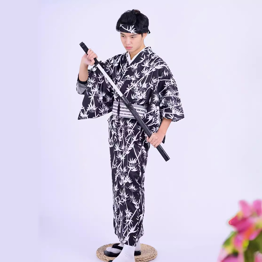 Men's Japanese Bamboo-Pattern  - огляд і ціна Traditional Japanese Men'S Formal Wear